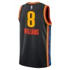 Camiseta Hombre NBA Oklahoma City Thunder Jalen Williams 2024-25 Nike City Edition Negro Swingman